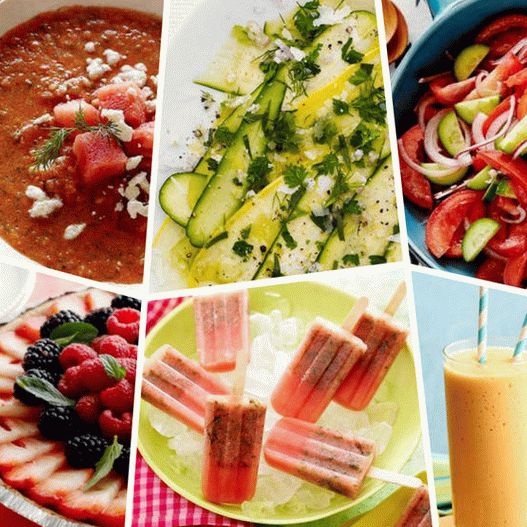 Photo Recipes of summer dishes without heat treatment