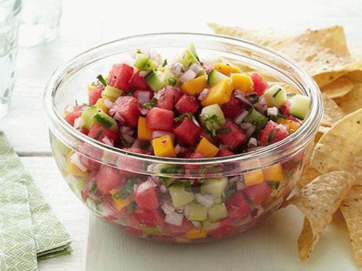 Photo - Salsa sauce with watermelon