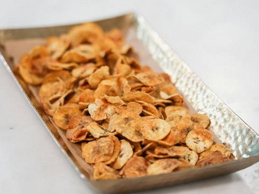 Dish Photography - Jerk Banana Chips in the Oven