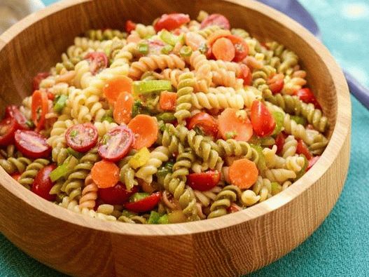 Photo of the dish - Pasta salad with seasonal vegetables
