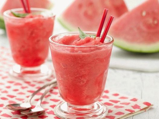 Photo - Watermelon-lemon slush (granite)