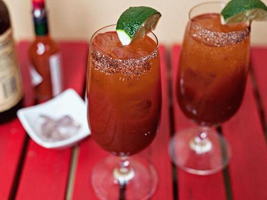 Photos - Michelada - a cocktail with beer