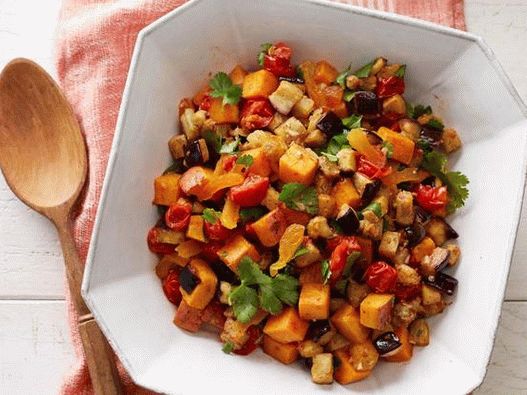 Moroccan Baked Sweet Potato
