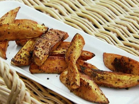 Baked sweet potato in La Buat spices