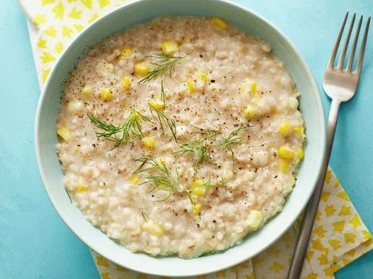Oatmeal with corn