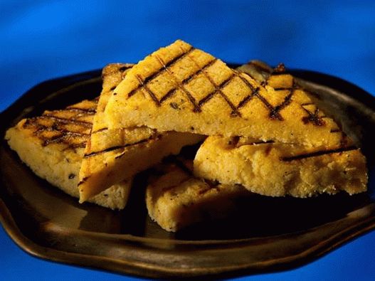 Polenta on the grill