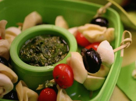 Tortelloni kebabs