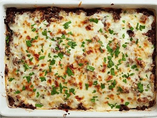 Greek Moussaka with minced beef