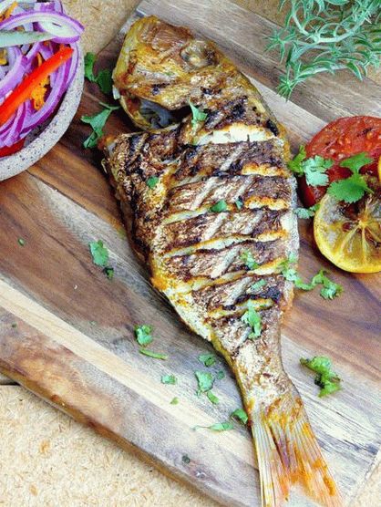 Photo Caribbean smoked whole fish