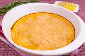 Fish in a gentle souffle