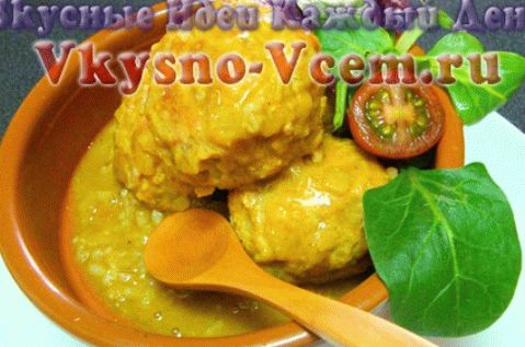 Chickpea soup with fish meatballs