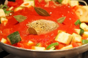 Rice with Vegetable Sauce