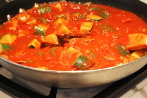 Rice with Vegetable Sauce