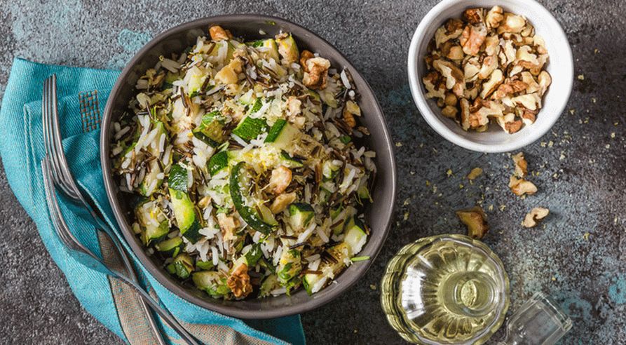 Zucchini Rice Salad
