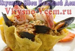 risotto with mussels and shrimp
