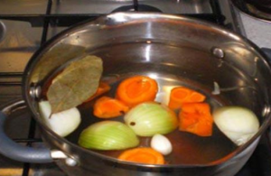 Rabbit risotto
