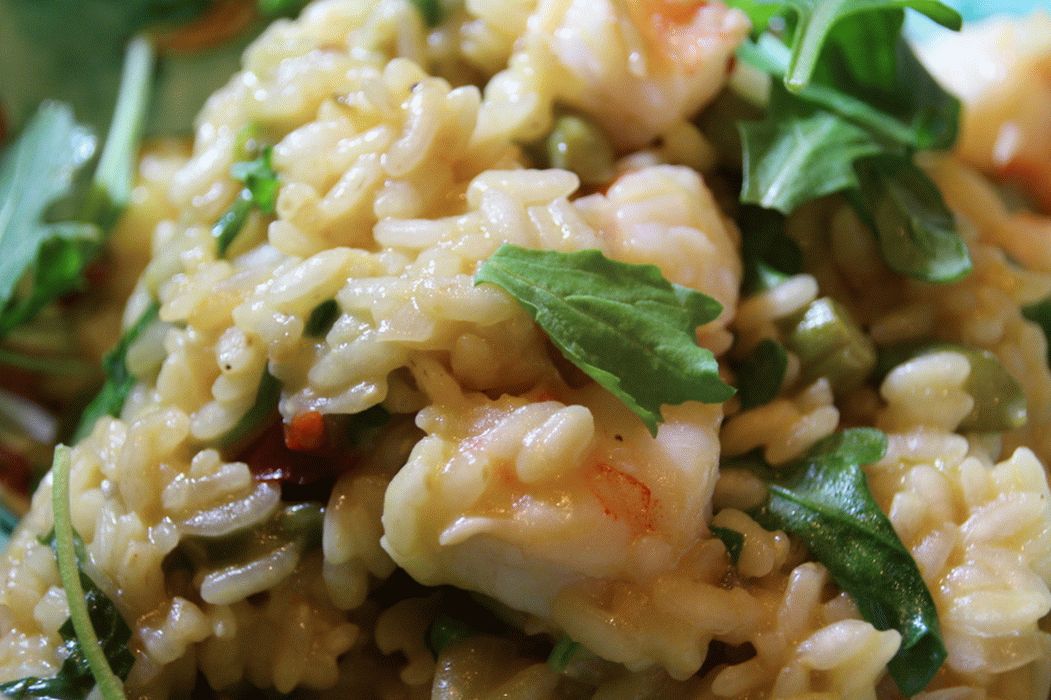 Seafood risotto