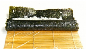 Rolls with caviar