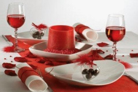 Romantic table setting