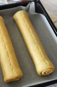 Roll with poppy seeds and nuts