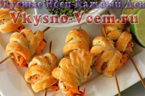 shrimp pastry rolls