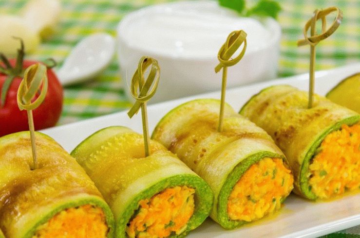 Zucchini rolls