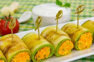 Zucchini rolls