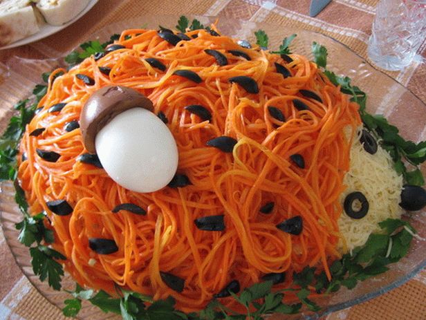Hedgehog Salad