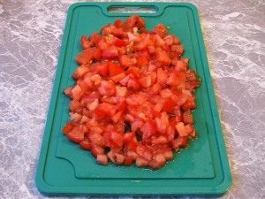 Salad "Football" with fish