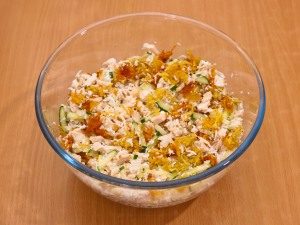 Salad "Capercaillie Nest"