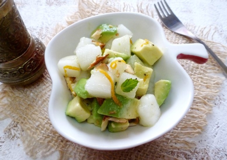 Avocado and Melon Salad