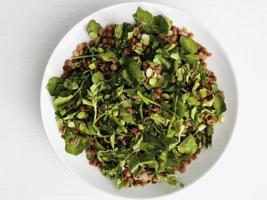 Photo Lentil Salad with Watercress