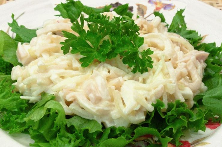 Squid Salad with Rice