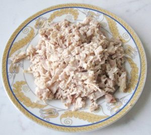 Boiled poultry salad