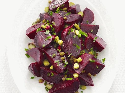 Photo Baked Beetroot Salad
