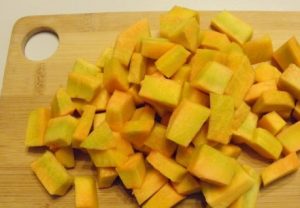 Pumpkin salad for winter