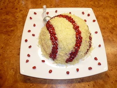 Salad “New Year's ball”