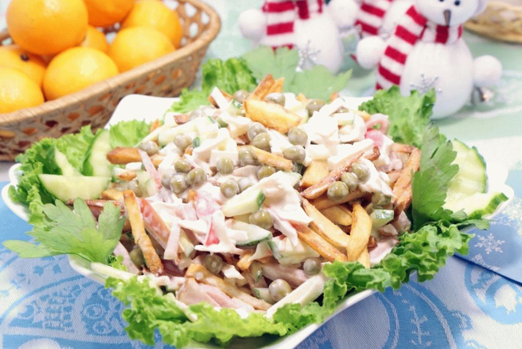 Salad "New Year's surprise"
