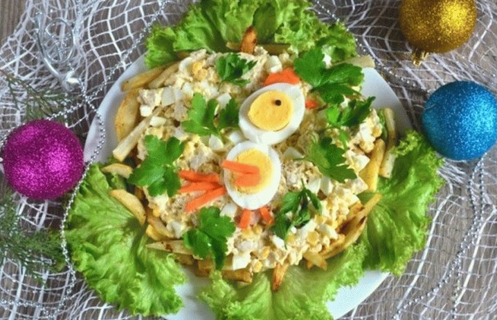 Salad "Cockerel"