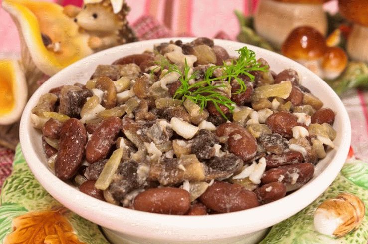 Bean and Mushroom Salad