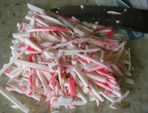 Salad with Suluguni Cheese