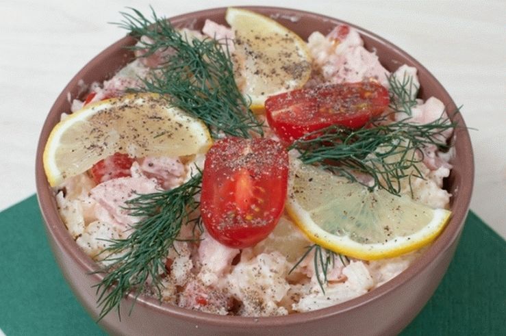 Hearty Salad with Sausages