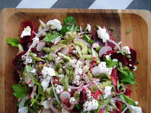 Photo Salad with beets and celery