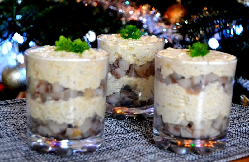 Herring under a white fur coat