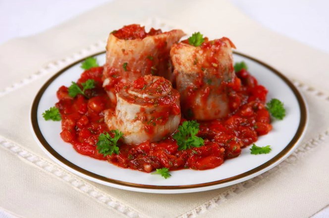Herring in pepper sauce
