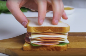 Ham and Cheese Sandwich - 1
