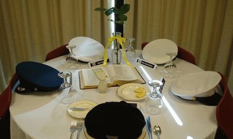 Table setting for Victory Day