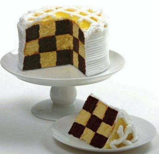 Photo Chess Cake with icing