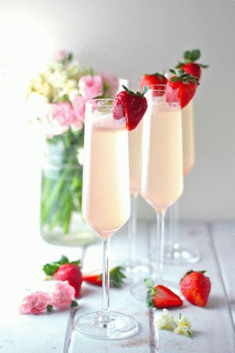 Photo Champagne with liquor