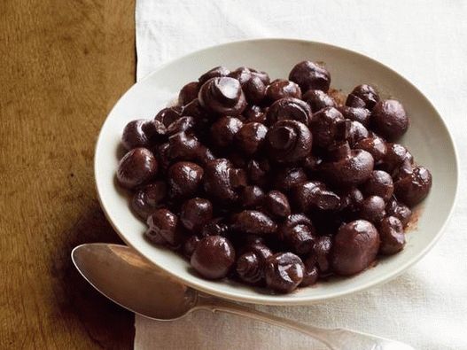 Photo of Champignon in Burgundy wine